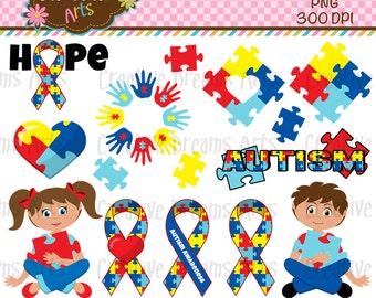 40% Off! Autism Awareness Digital Art Instant Download