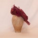 Beautiful handmade plum coloured ladies hat