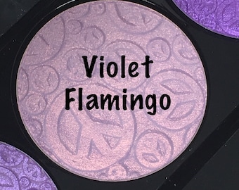 Violet Flamingo Highlighter Face & Eye Highlight Powder