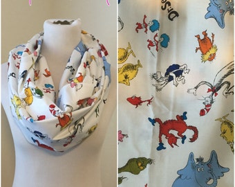 Dr. Seuss scarf- available in regular and infinity