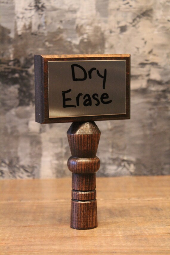 Stainless Steel Dry Erase Tap Handle Homebrew Bar by TapHound