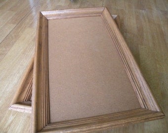 Oak picture frame 10x18 , chalk board, wall hanging