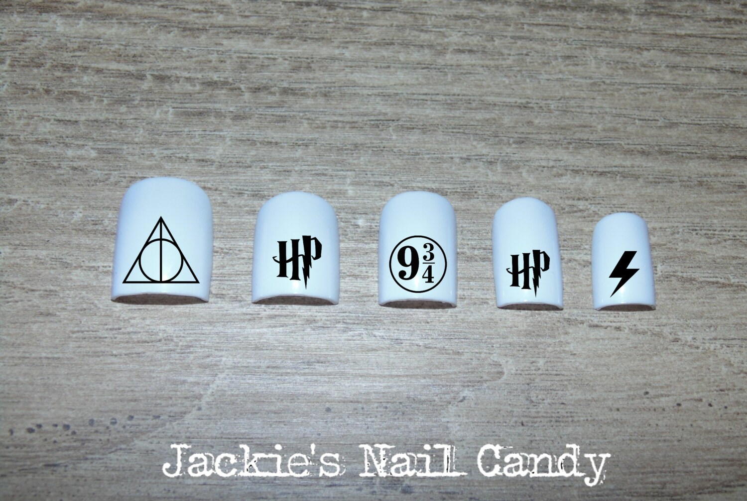 Harry Potter Nail Stickers Logo HP Train Platform 9 3/4
