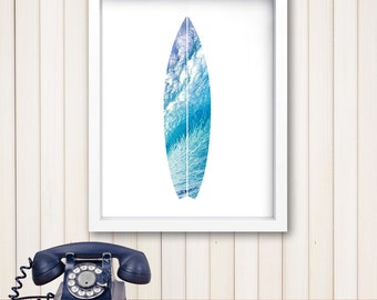 Surfboard Wall Art surfboard art beach print surfboard wall print digital Surfboard Wall Art surfboard art beach print surfboard wall print digital