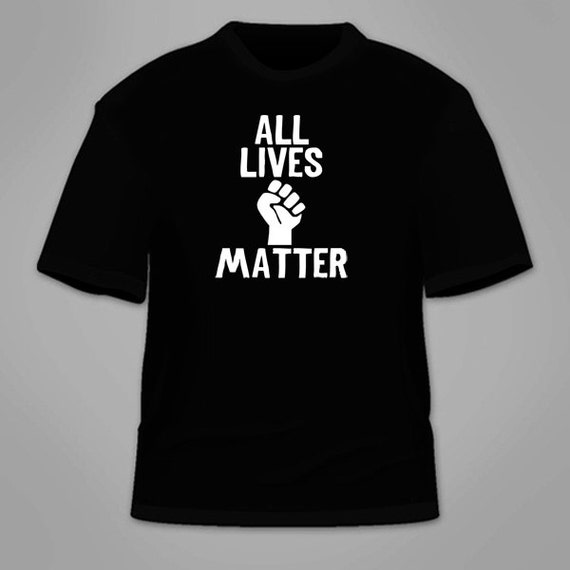 white live matter t shirt