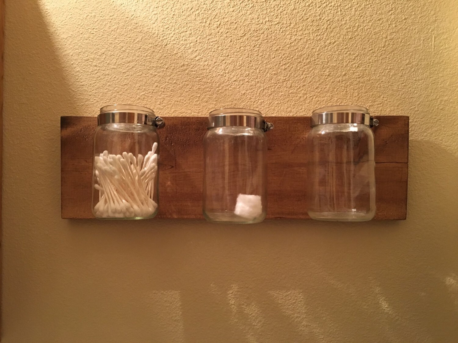 Mason jar organizer mason jar vase mason jar decor bathroom
