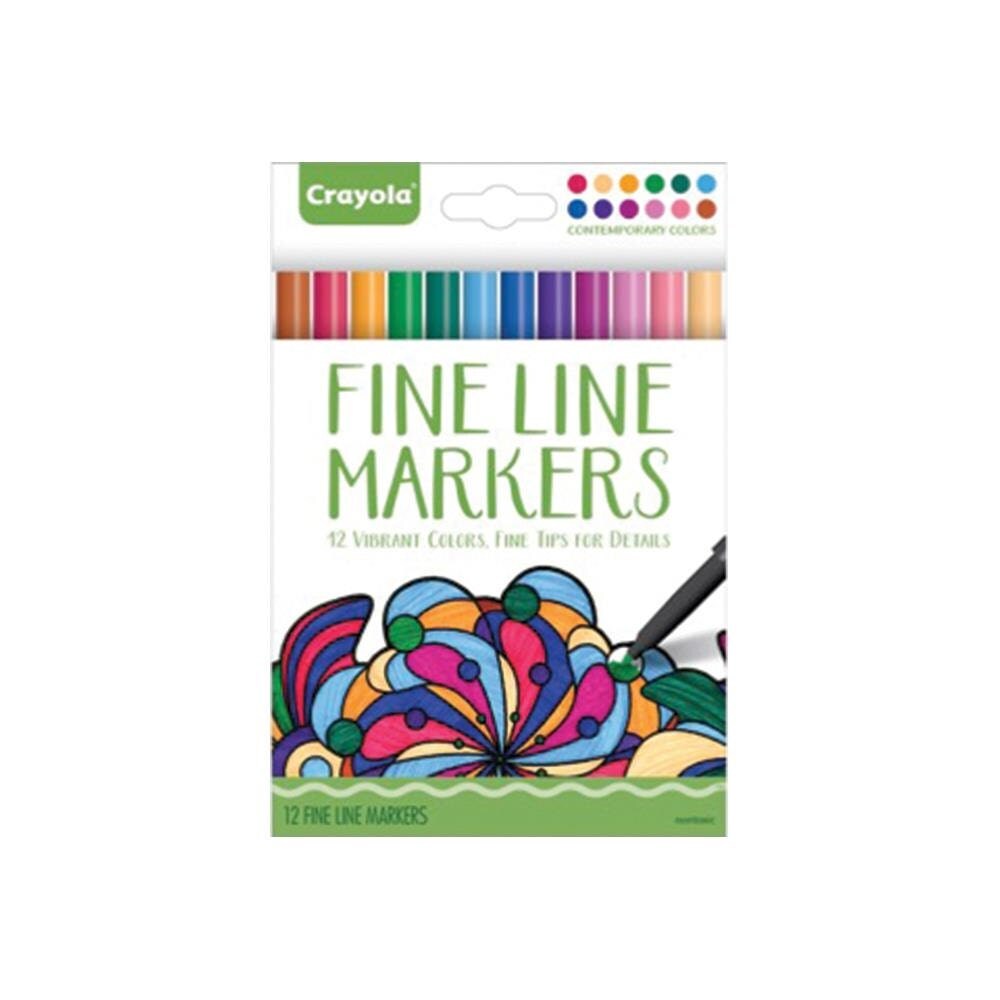 Crayola Fine Line Magic Marker Set of 12