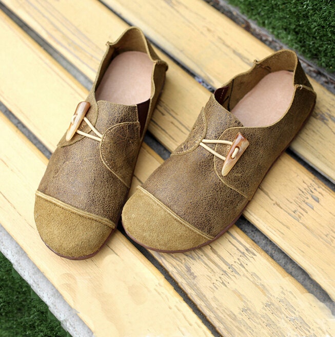 Large Size Handmade ShoesOxford Women Shoes Flat Shoes Large Size Handmade ShoesOxford Women Shoes Flat Shoes