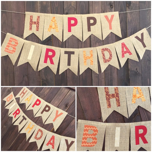 Handmade banners for birthday nursery & by MsRogersNeighborhood