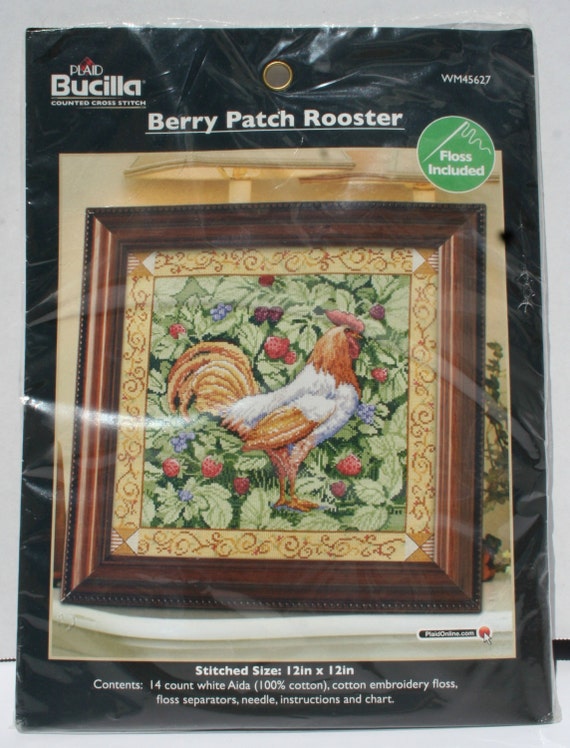Rooster Cross Stitch Kit