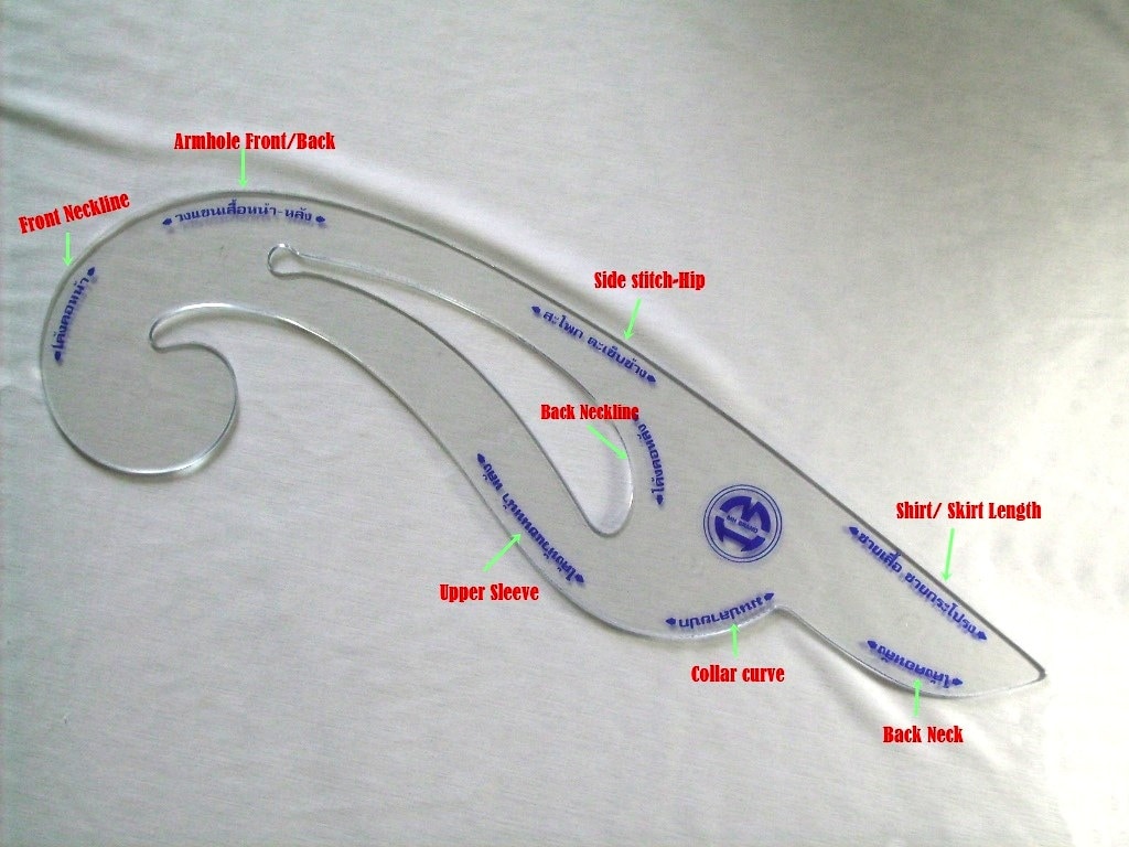 Curve ruler for Dressmaking Tailor support tools make it easy