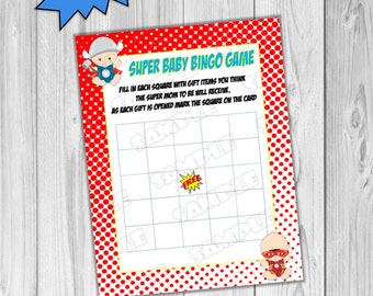Gold Bowtie Baby shower games bingo game gold and black
