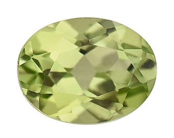 Hebei Peridot Loose Gemstone Oval Cut 1A Quality 8x6mm 1.30 cts.