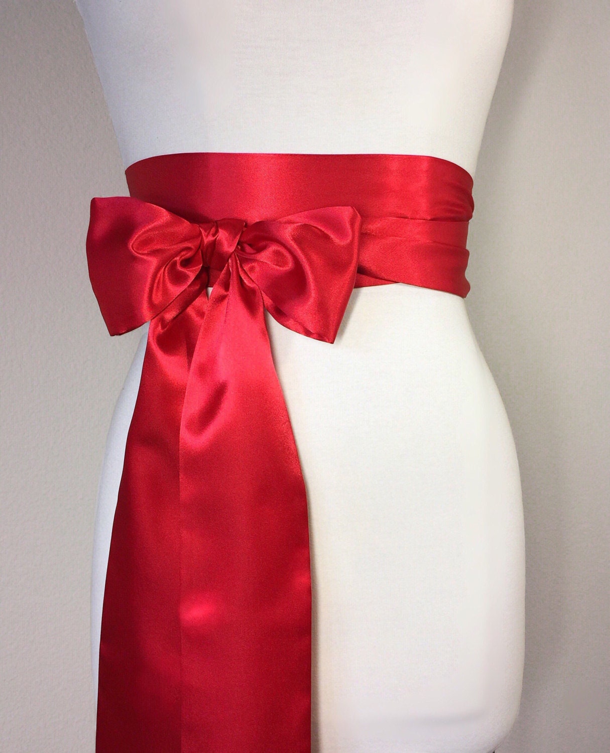 red wedding sash