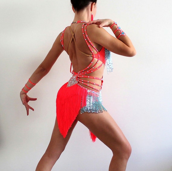 Robe de compétition de danse de Salsa d'Amérique latine