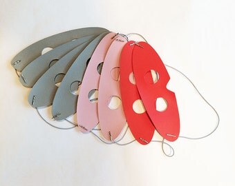 Halloween Masks for Decorating - Pack of 8 Assorted Colors