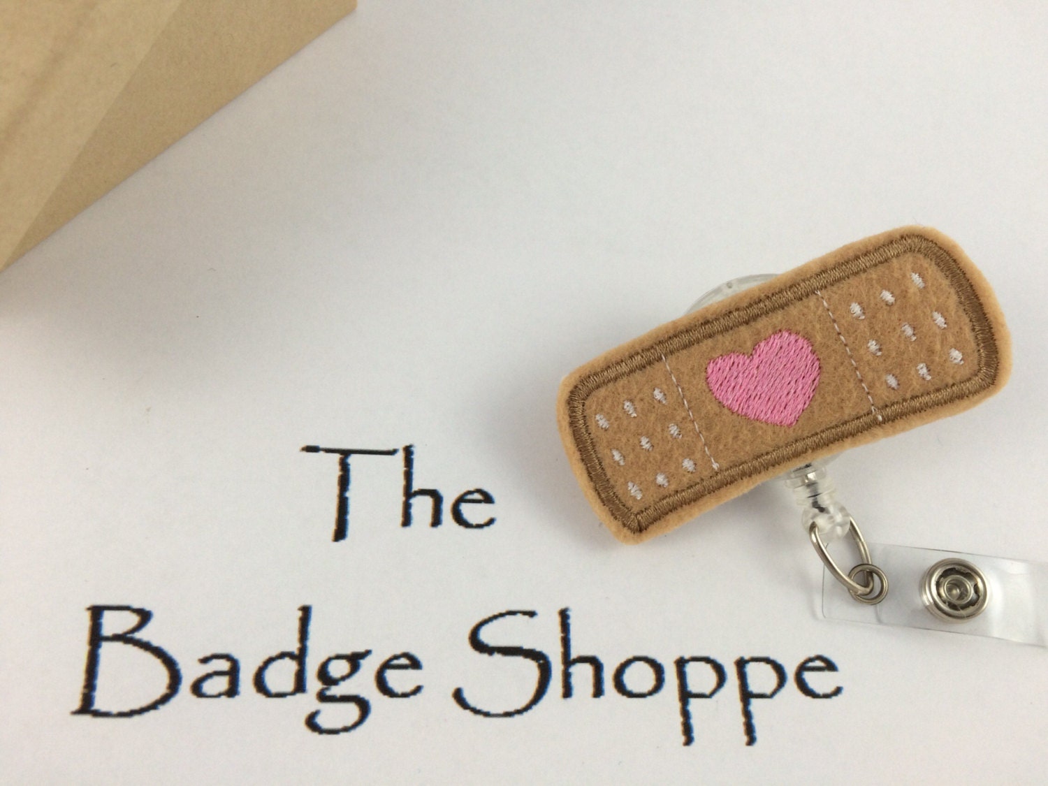 Bandaid on a Retractable ID Badge HolderNursing