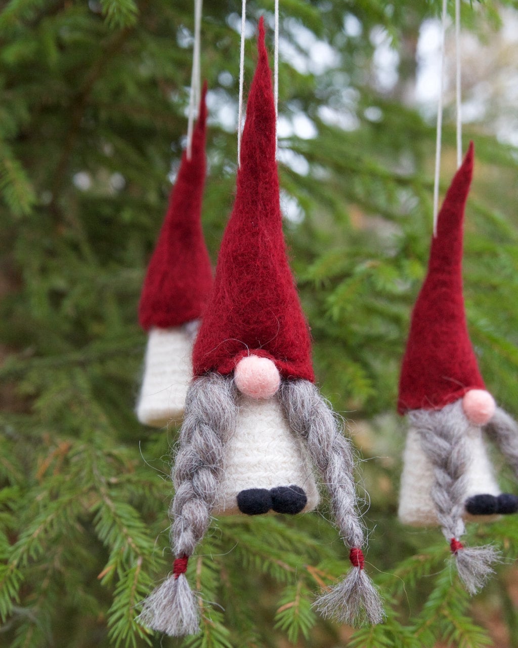 Swedish tomte ornaments jultomte nisse Swedish christmas