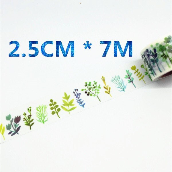 Leaf Washi Tape Beautiful Washi Tape Plants Washi Tape