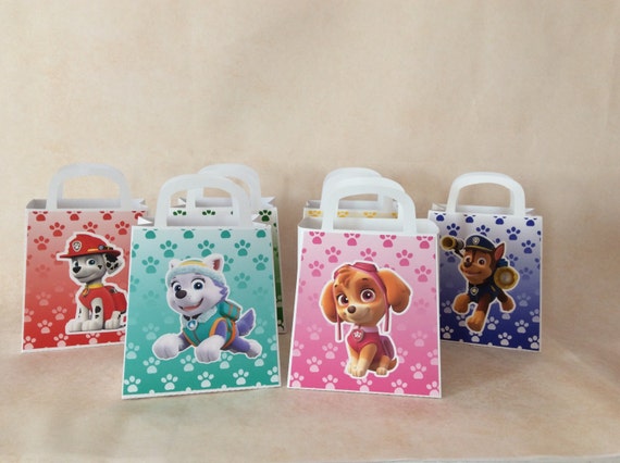 Paw Patrol Favor Bag 10 CT Party Favors Candy Box Loot Boxes