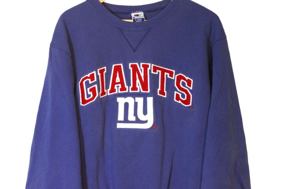 New York NY Giants Football Light Blue Crewneck Sweatshirt