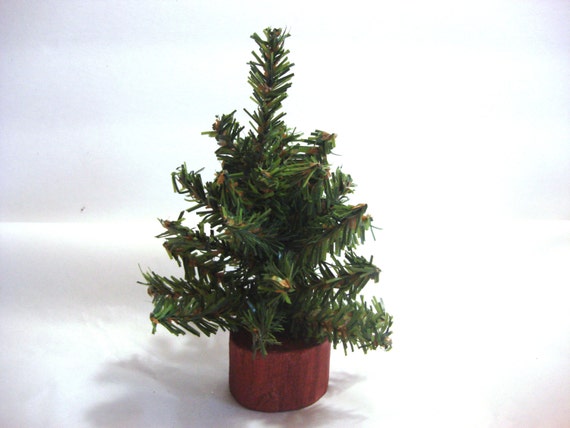 dollhouse christmas tree miniature canadian pine wood base dollhouse christmas tree miniature canadian pine wood base