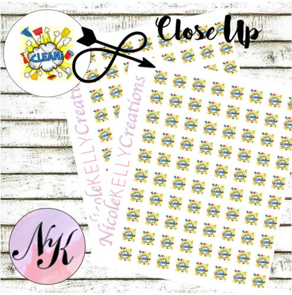 54 Cleaning Stickers Stickers clean Cleaning sticker use