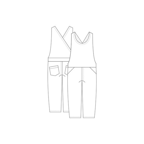Loose Linen jumpsuit / Light elephant grey washed linen