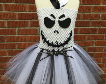Jack Skellington Costume - Jack Skellington Dress - Jack Skellington Tutu Dress - Nightmare Before Christmas Costume - Toddler Costume