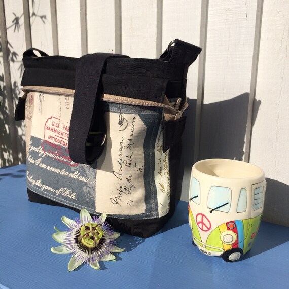 Crossbody bag with adjustable strap oilcloth tote bag unique