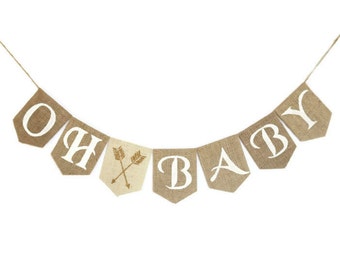 OH BABY BANNER Baby Shower Banner Baby Shower Décor Baby Shower Pregnancy Banner Baby Announcement Pregnancy Photo Prop Expecting Banner