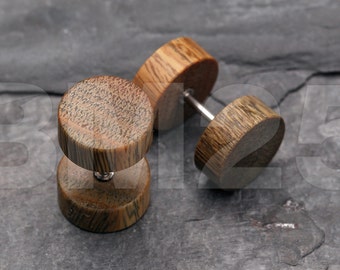 A Pair of Vera Wood Fake Plug