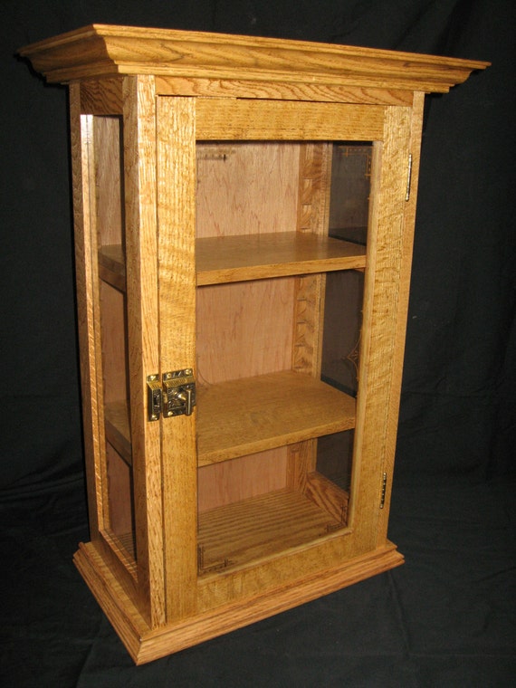 Handcrafted Oak Table Top Display