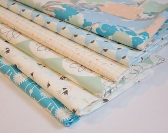 Fabric destash Gossamer by Sharon Holland for Art Gallery Fabric 100% Cotton Quilting collection of 6 Fat Quarters