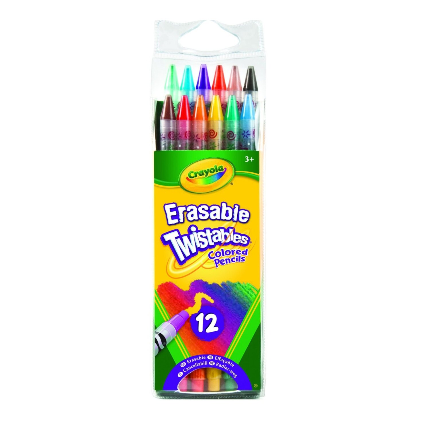 12 Crayola Twistables Erasable Colored Pencils Adult Coloring