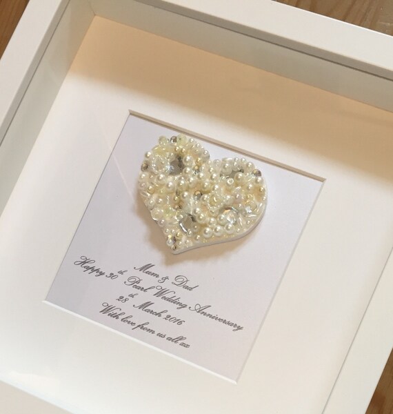 30th Pearl Wedding Anniversary Gift, Pearl Wedding Anniversary Present ...