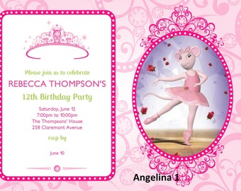 Etsy Free Angelina Ballerina Invitations 10