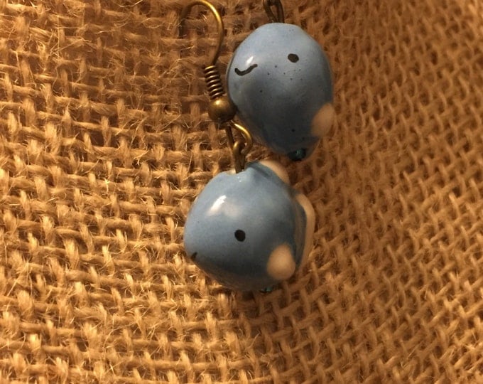 Blue Fish earrings