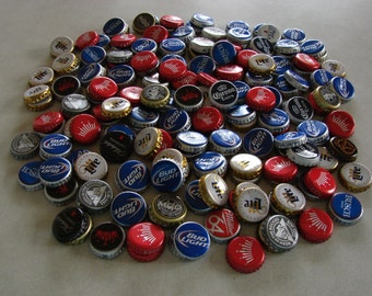 Items similar to 100 dented Natural Light bottle caps on Etsy