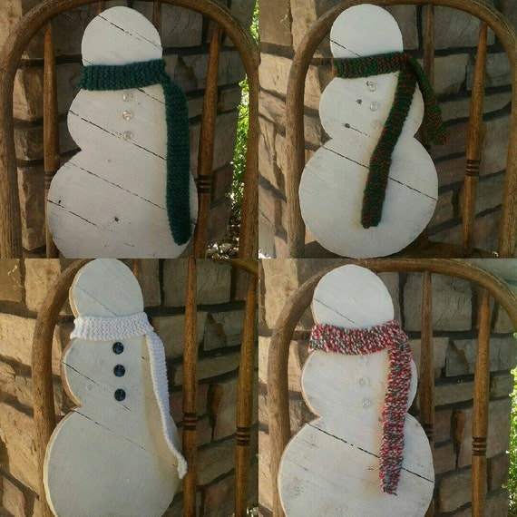 Pallet Wood Snowman | Christmas | Winter | Wall Hanging | Farmhouse | French Country | Rustic | Home decor