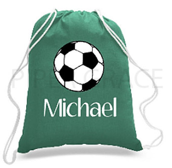 Soccer Drawstring Bag Soccer Bag Soccer Backpack Soccer