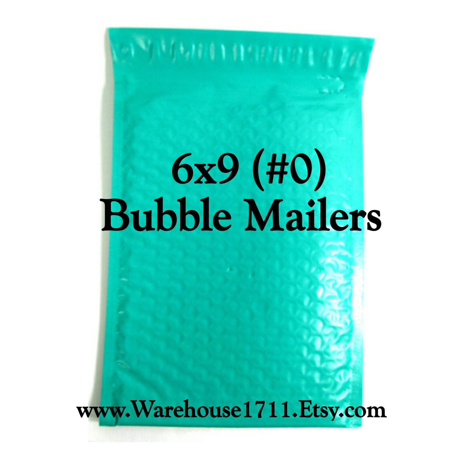 15 Teal Poly Bubble Mailers/Size6x9 0/Packing