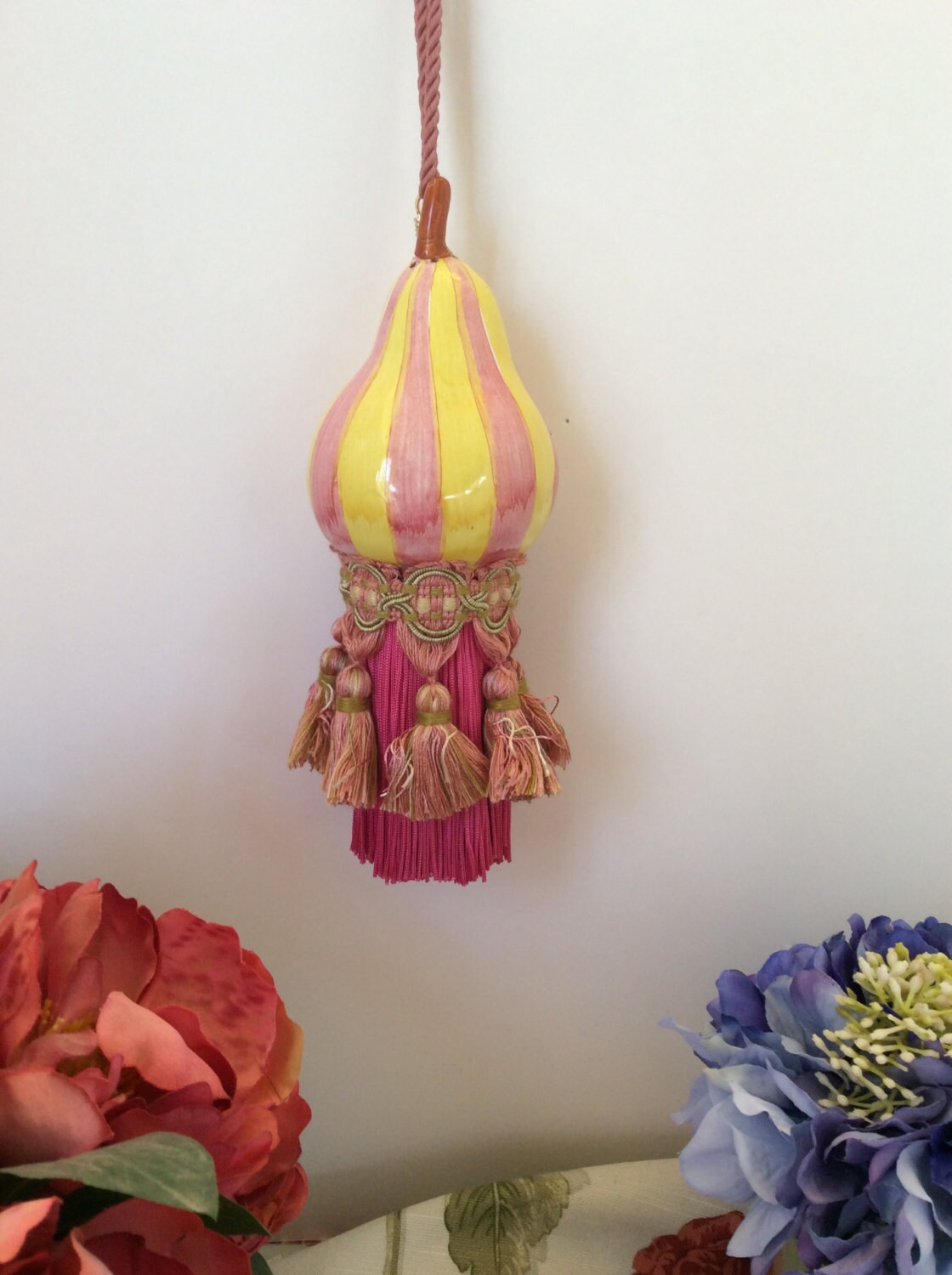 Mackenzie Childs Salt Shaker Tassel