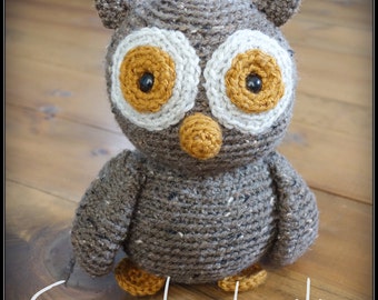 Crochet Owl softie / Toutou Hibou