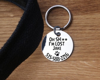 Custom Pet Dog Tag, Pet ID Tag, Dog Tag for Dogs, Charm Custom Pet ID Tag, Dog Tag Custom two-sides, Pet Dog Tag, Personalized Pet ID tag