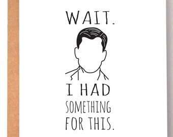 Funny card, Greeting Card, Archer Card, funny birthday card, everything greeting card, unique gifts, gifts for him, humor card