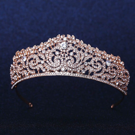 Rose Gold Tiara Rose gold wedding Tiara Bridal Tiara