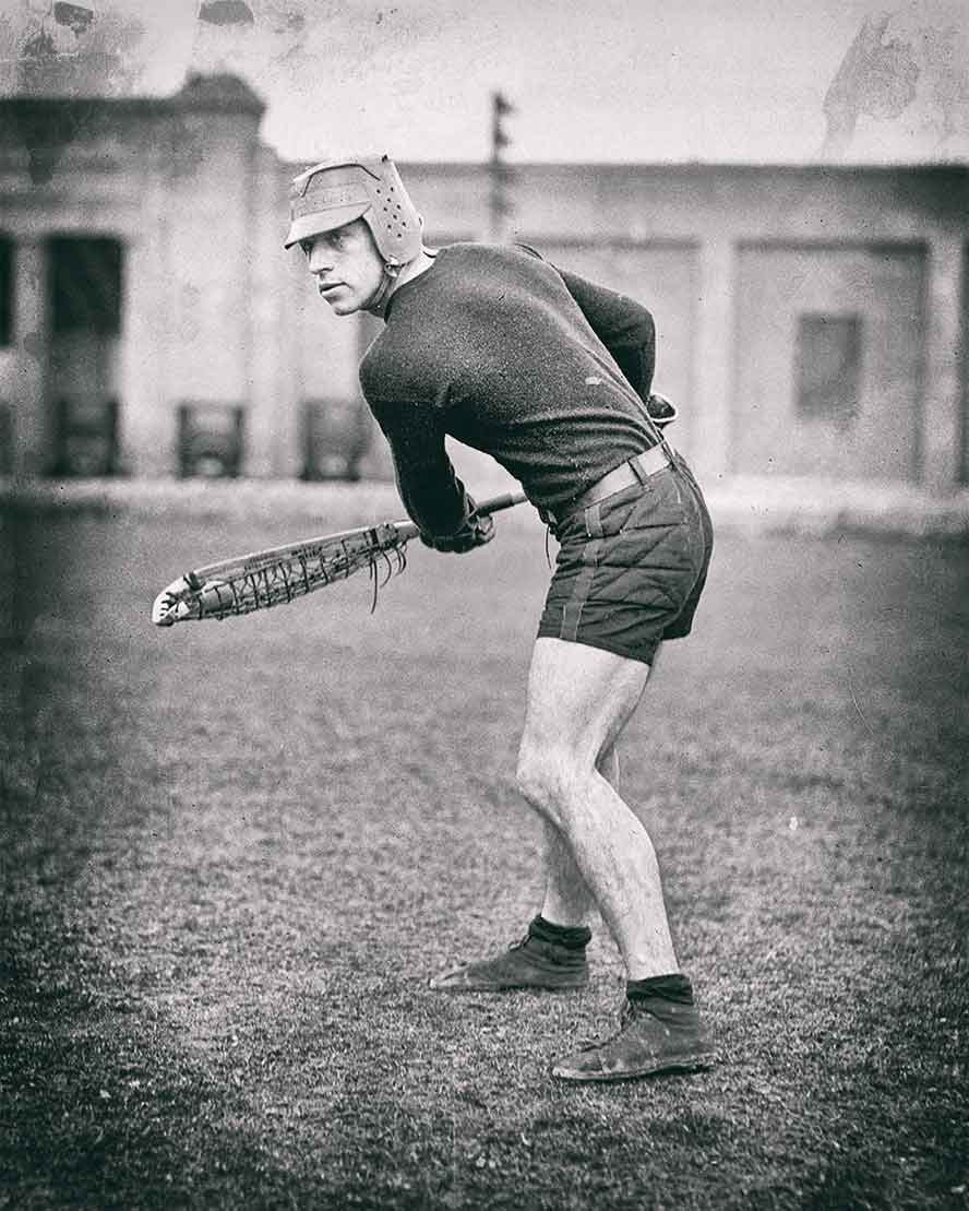 Lacrosse player vintage photo antique photograph vintage