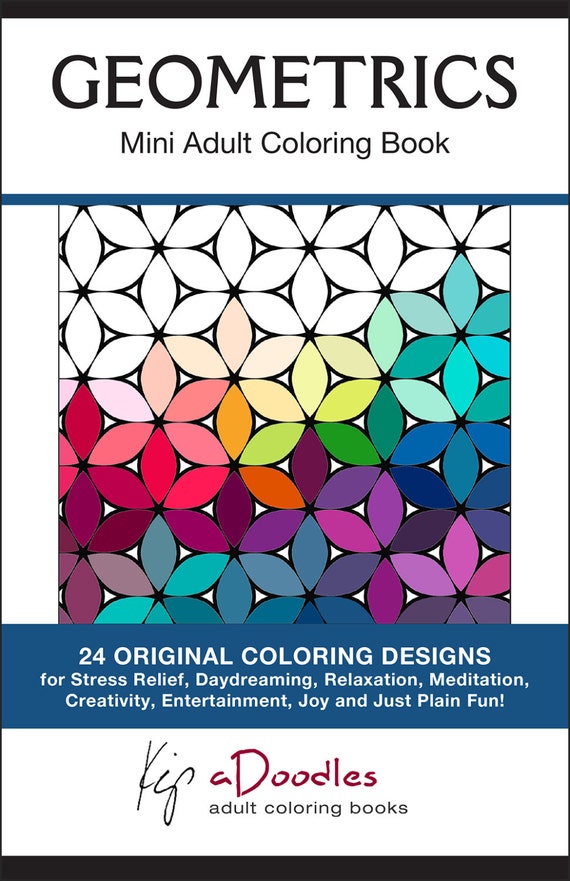 Grown Up Coloring Books PRINTED BOOK Coloring Books 24