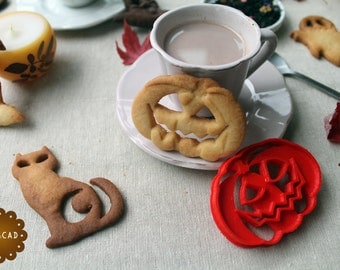 Pumpkin cookie cutter for Halloween - Halloween cookie cutter with the shape of a pumpkin - pumpkin cookie cutter for trick or treat